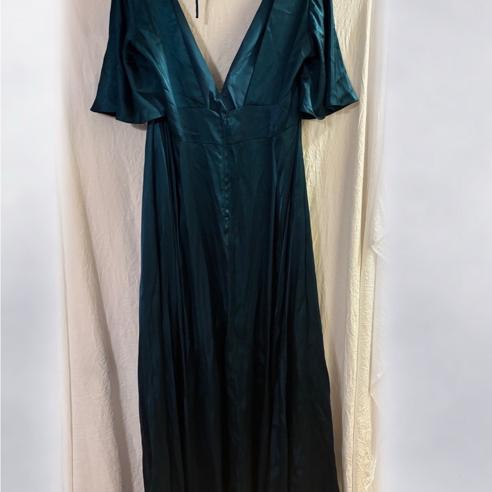 Lina Teal Maxi Dress